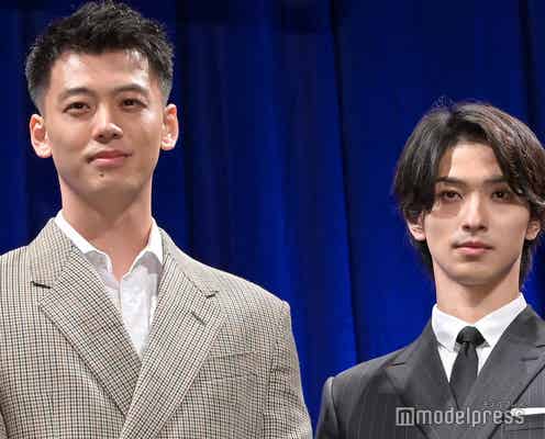 竹内涼真&横浜流星、初共演も“同時期に特撮ヒーロー”「東映ですれ違っていた」<アキラとあきら>