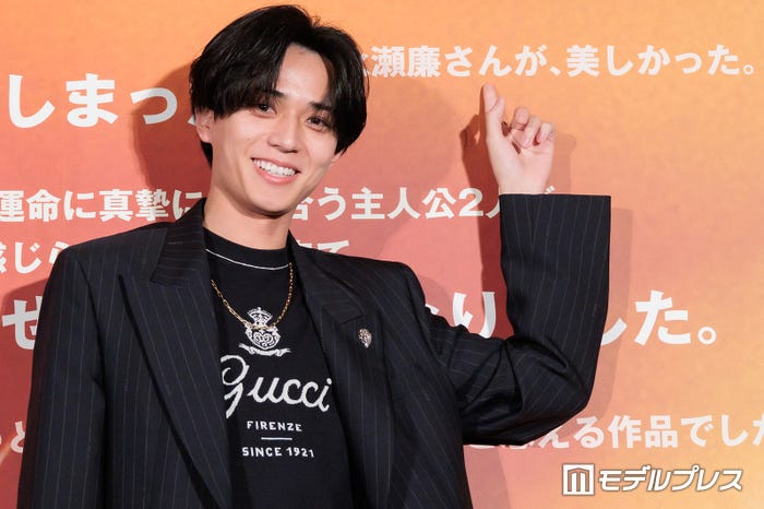 観客の感想をアピールする“永瀬タイム”の永瀬廉(C)モデルプレス