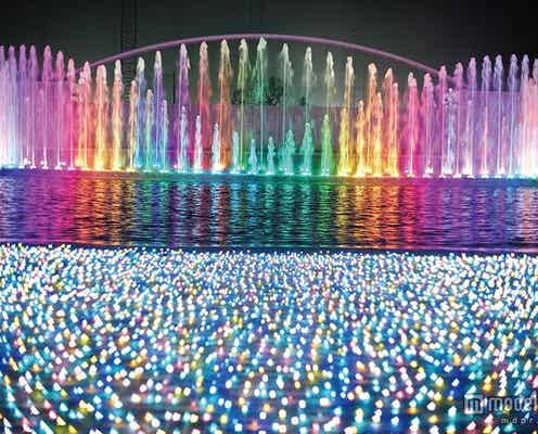 宝石イルミ400万球が過去最高の輝きを放つ 夜限定アトラクションも