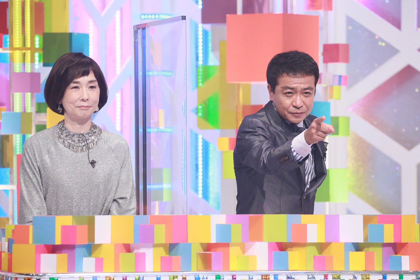 大下容子アナウンサー、中山秀征（C）テレビ朝日