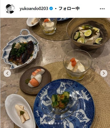 安藤優子Instagramより