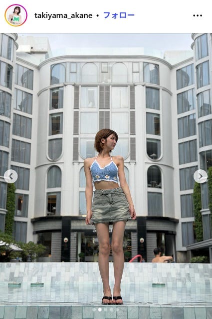 瀧山あかねInstagramより