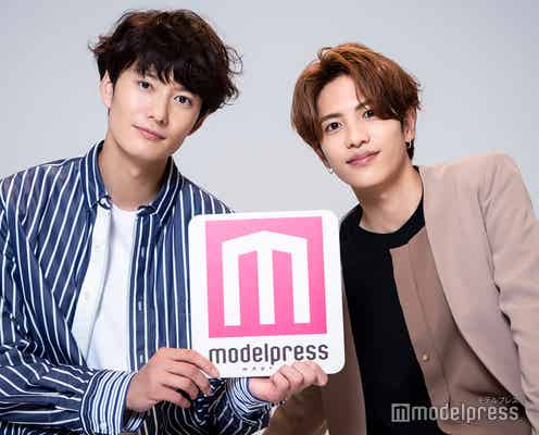 <岡田将生&志尊淳「さんかく窓の外側は夜」インタビュー>“◯×△ゲーム”に挑戦 「包容力がすごい」「完璧」褒め合いで照れ