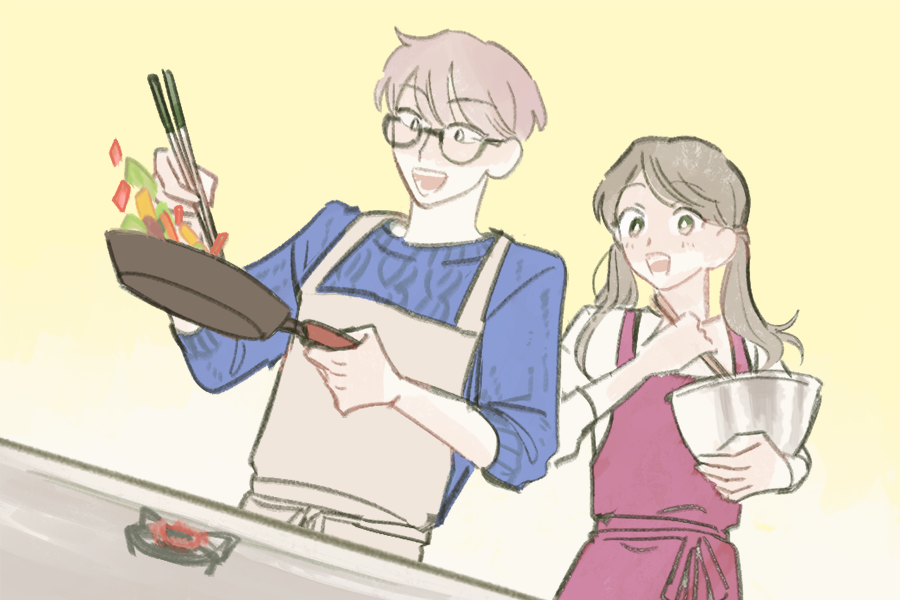 実は男性は彼女の手料理を友達に自慢している。本気で夢中な３つのサイン
