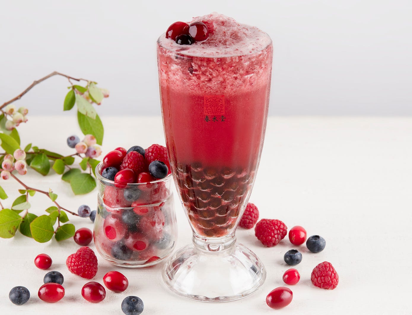 「春水堂(チュンスイタン)」広島初出店、真っ赤なベリータピオカ限定登場