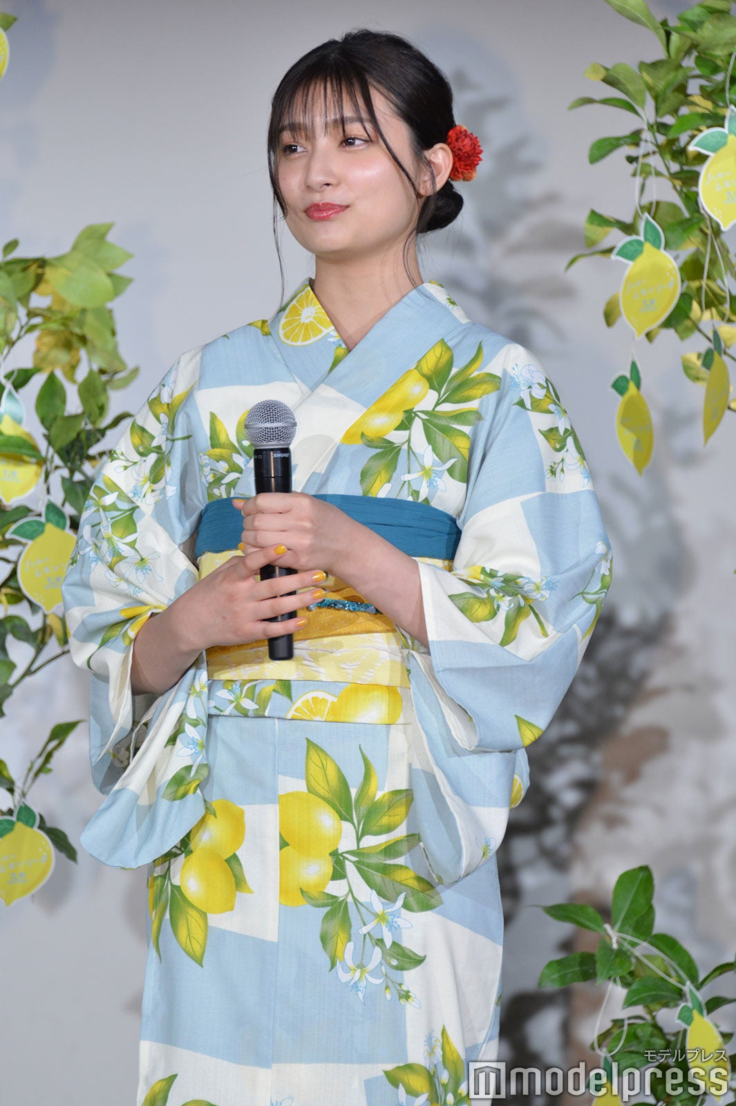 “ハニレモ”な浴衣姿で登場した吉川愛（C）モデルプレス