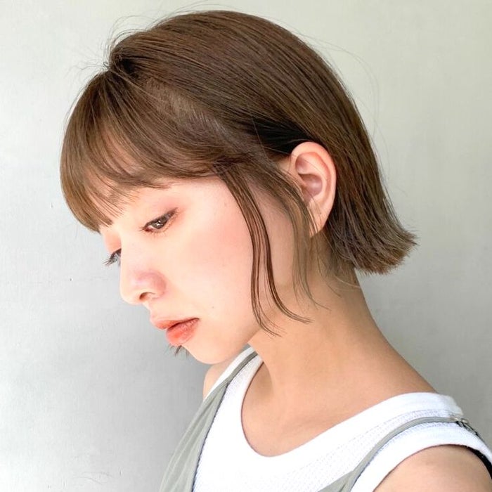 丸顔さんにおすすめのミニボブヘア特集 お悩み解消小顔スタイルのコツを紹介 モデルプレス 丸顔さんにおすすめのミニボブヘア特集 お悩み解消小顔スタイルのコツを紹介 モデルプレス