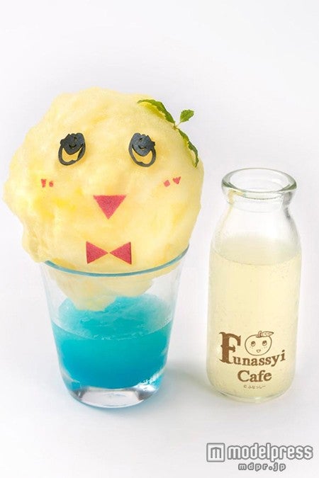 ふなっしーが消える！？ふなっしーのイリュージョンソーダ￥880（C）ふなっしー