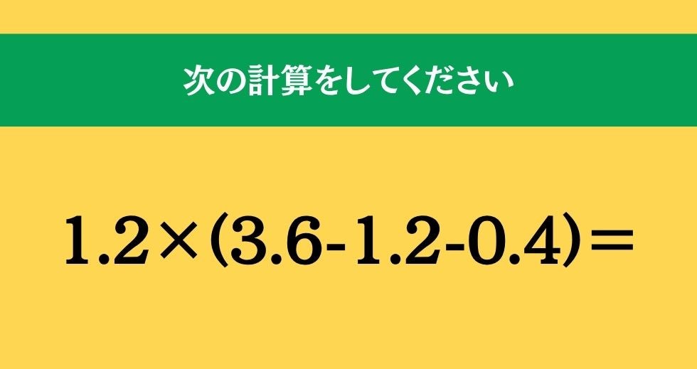 大人ならわかる？ 小学校の「算数」問題＜Vol.2746＞