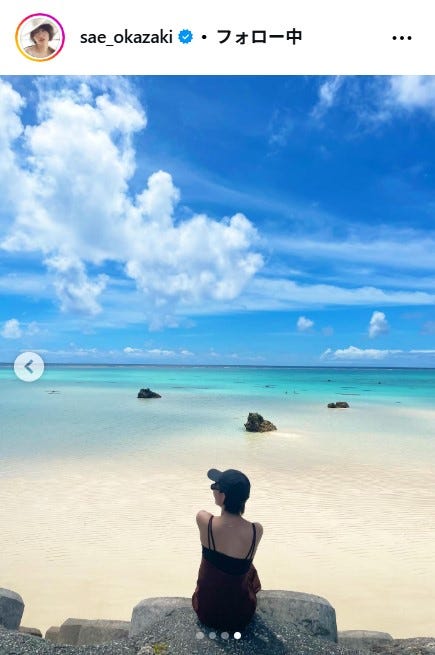 岡崎紗絵Instagramより