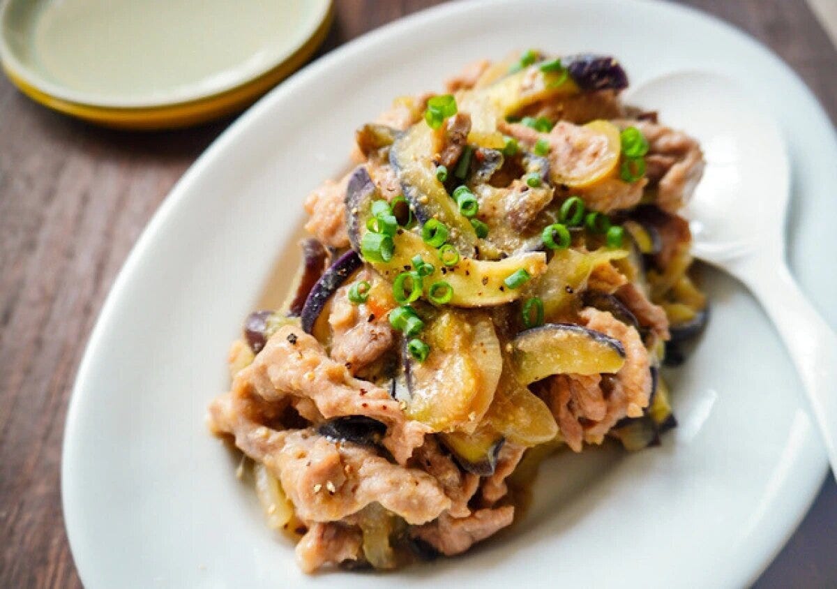 ナスの豚みそ炒め