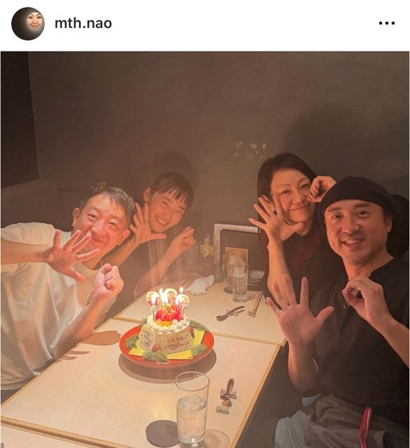 ナヲ Instagramより