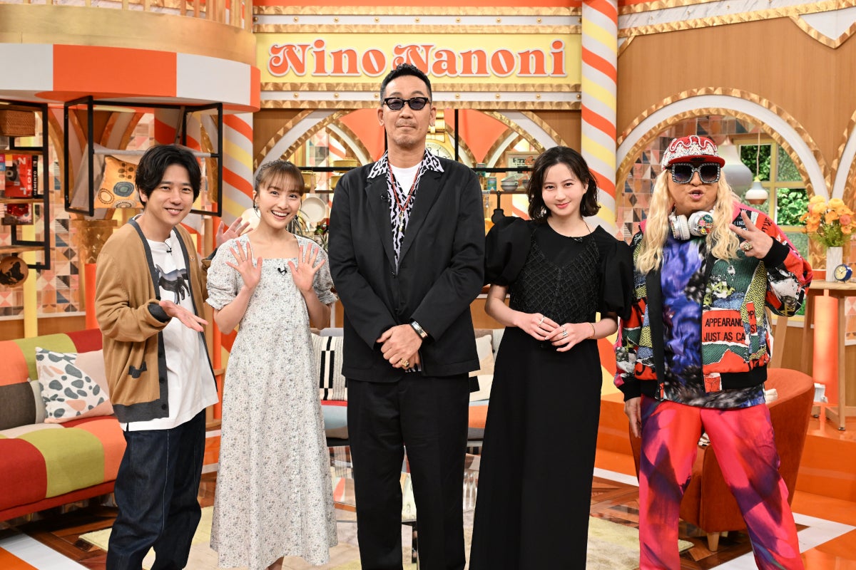 二宮和也、百田夏菜子、黒田俊介、河北麻友子、DJ KOO（C）TBS