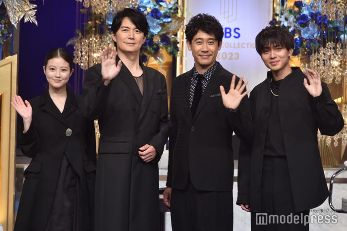 日曜劇場『ラストマン-全盲の捜査官-』(左から)今田美桜、福山雅治、大泉洋、永瀬廉(C)モデルプレス