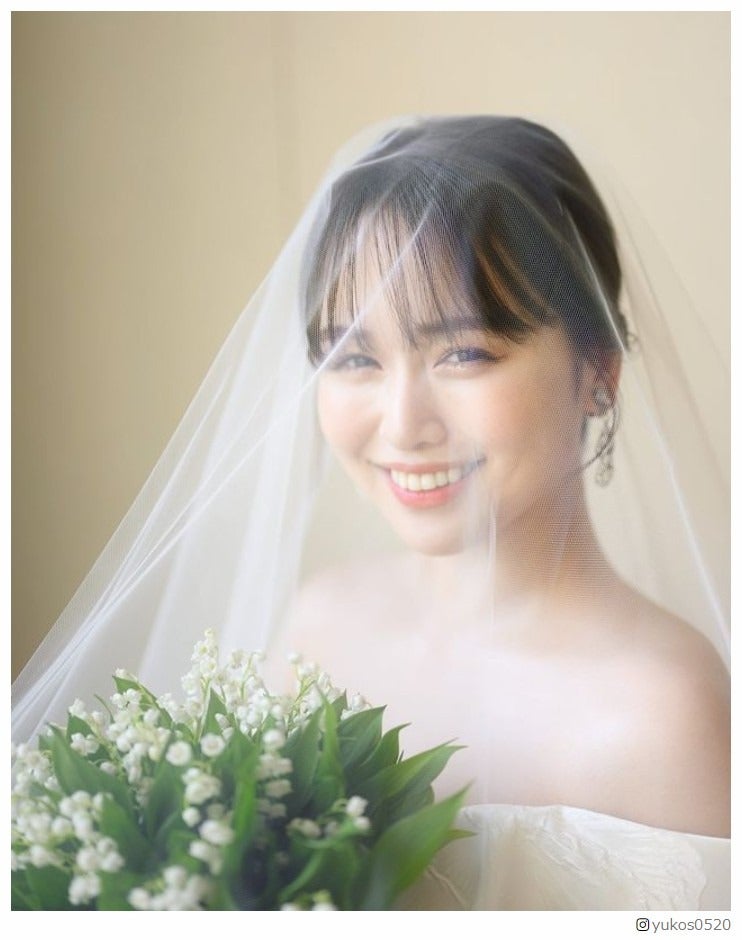 円形脱毛症発症のゆうこす、復帰を報告 挙式での純白ウェディングドレス姿も披露