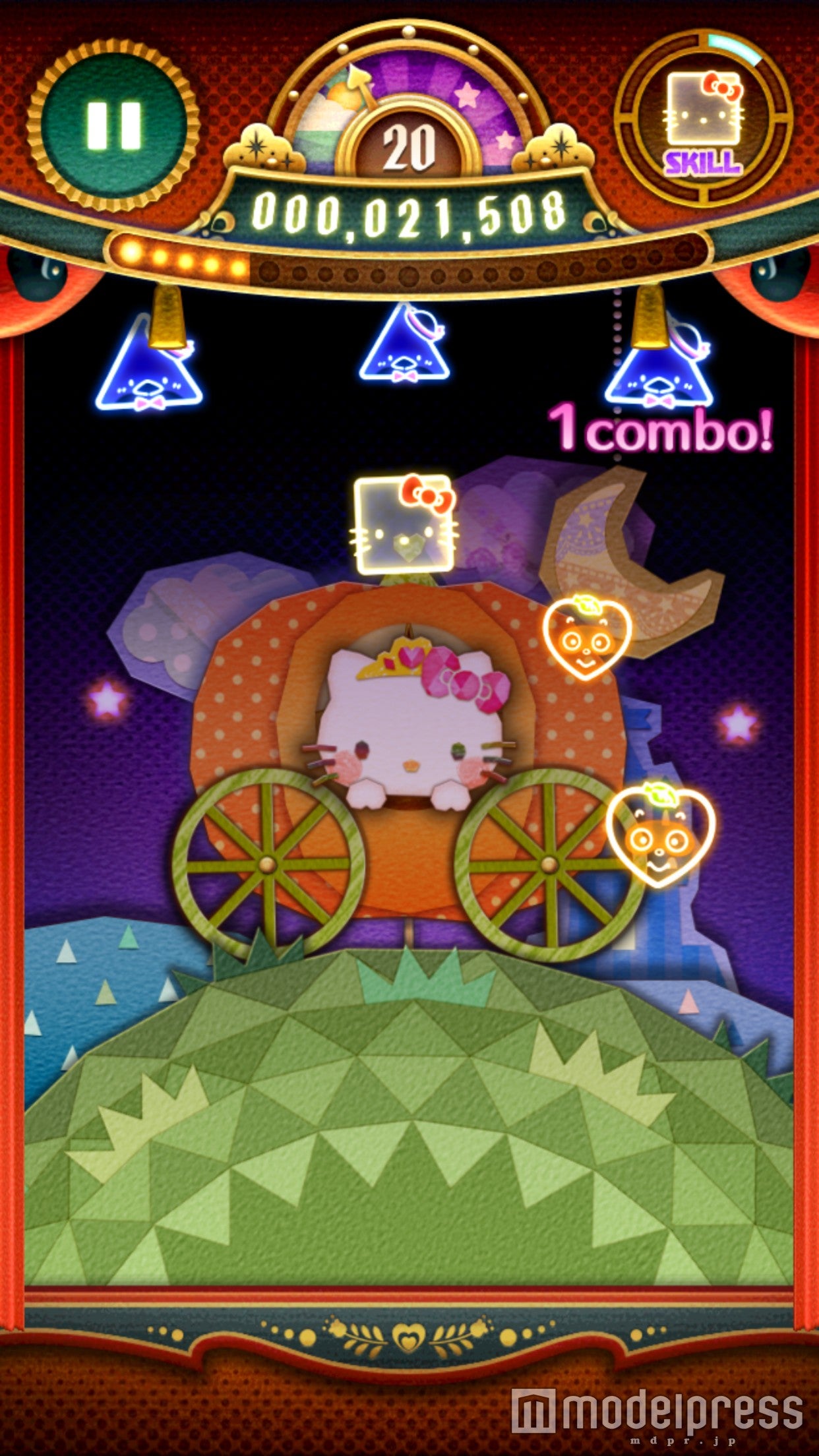 『サンリオキャラクターズファンタジーシアター』のプレイ画面（C）モデルプレス