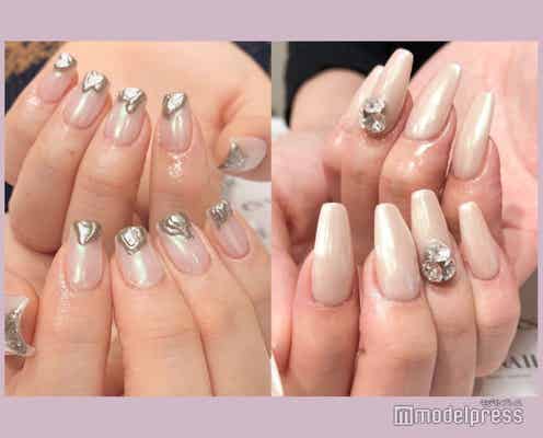 偏光orミラーどちらがお好き?最旬きらめきネイル5選
