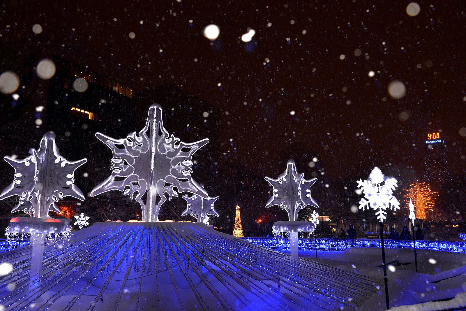 大通3丁目会場／画像提供：さっぽろホワイトイルミネーション実行委員会事務局
