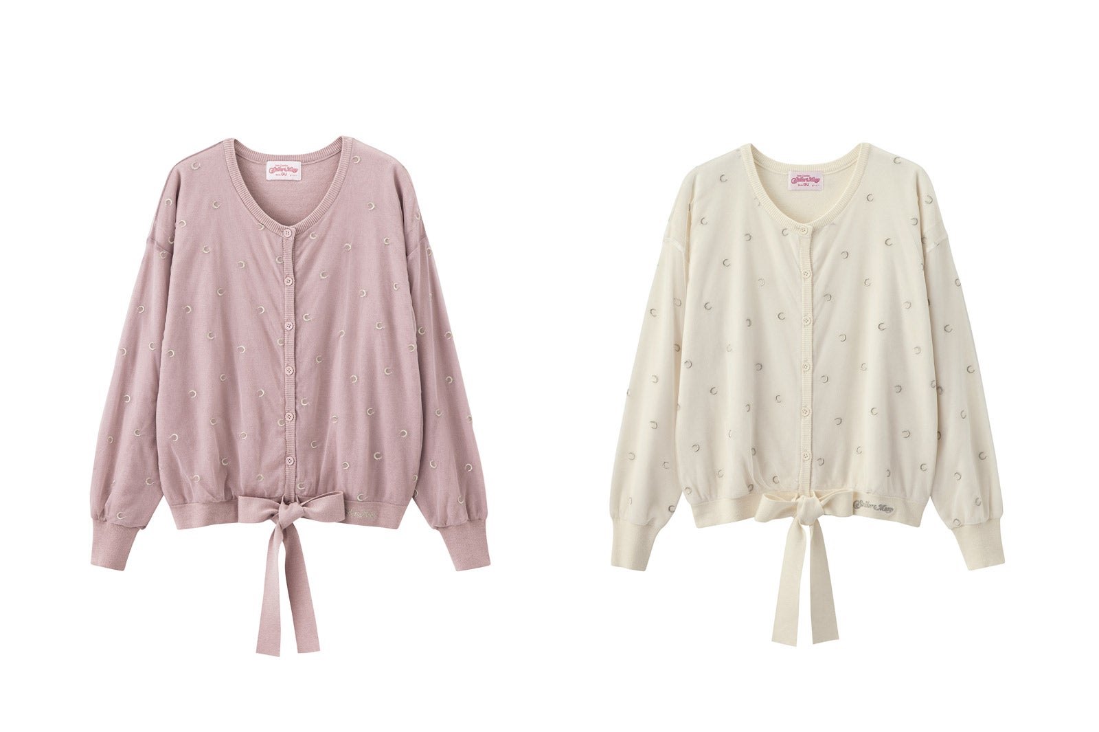 チュールコンビカーディガン（2色）／画像提供：株式会社ジーユー