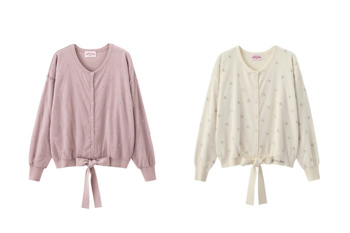 チュールコンビカーディガン(2色)/画像提供:株式会社ジーユー