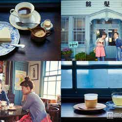 (左上)「ケーキセット」720円~、(右下)「しあわせ焼きプリンセット」600円、