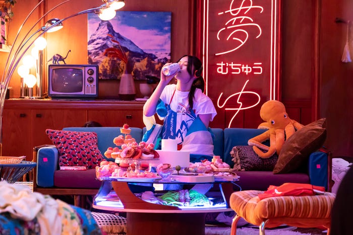 新WEB-CM「夢中がはじまる。」篇メイキングより(提供写真)