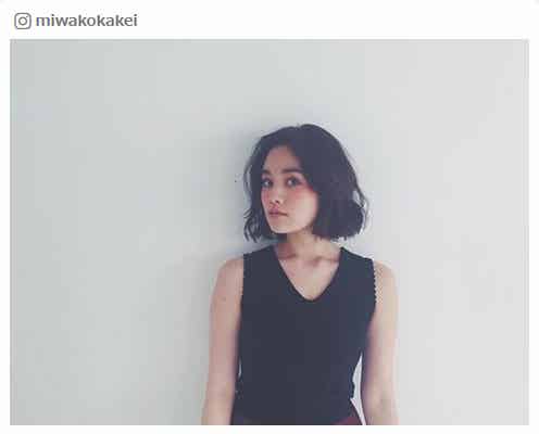 筧美和子「髪をバッサリ切りました!」大幅イメチェンに反響