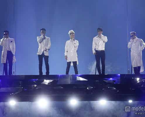 BIGBANG、久々の5人集結に「ホッとします」 日本初パフォーマンスにファン熱狂