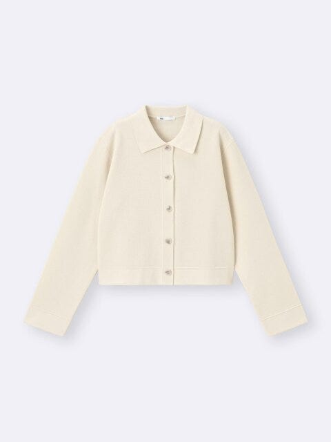 GU ミラノリブポロカーディガン GUのミラノリブポロカーディガン