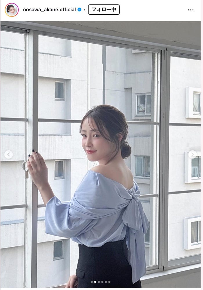 大沢あかねInstagramより