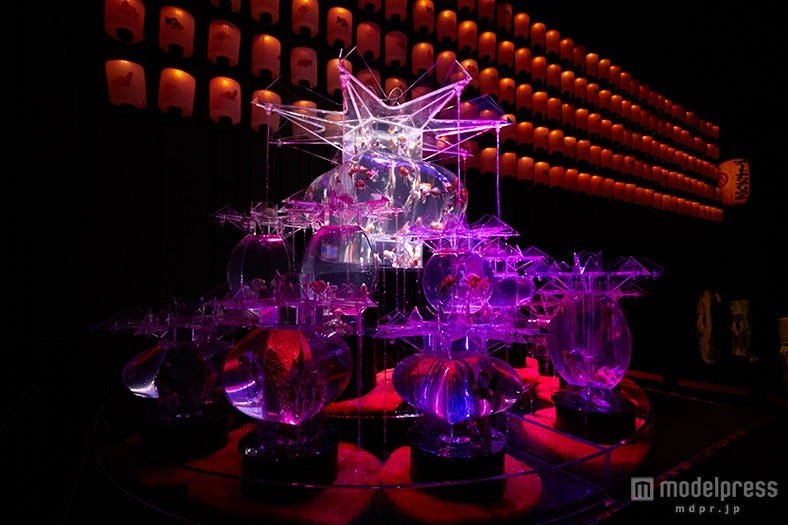 日本の涼を感じるアートアクアリウム、世界初となる最新鋭アートも