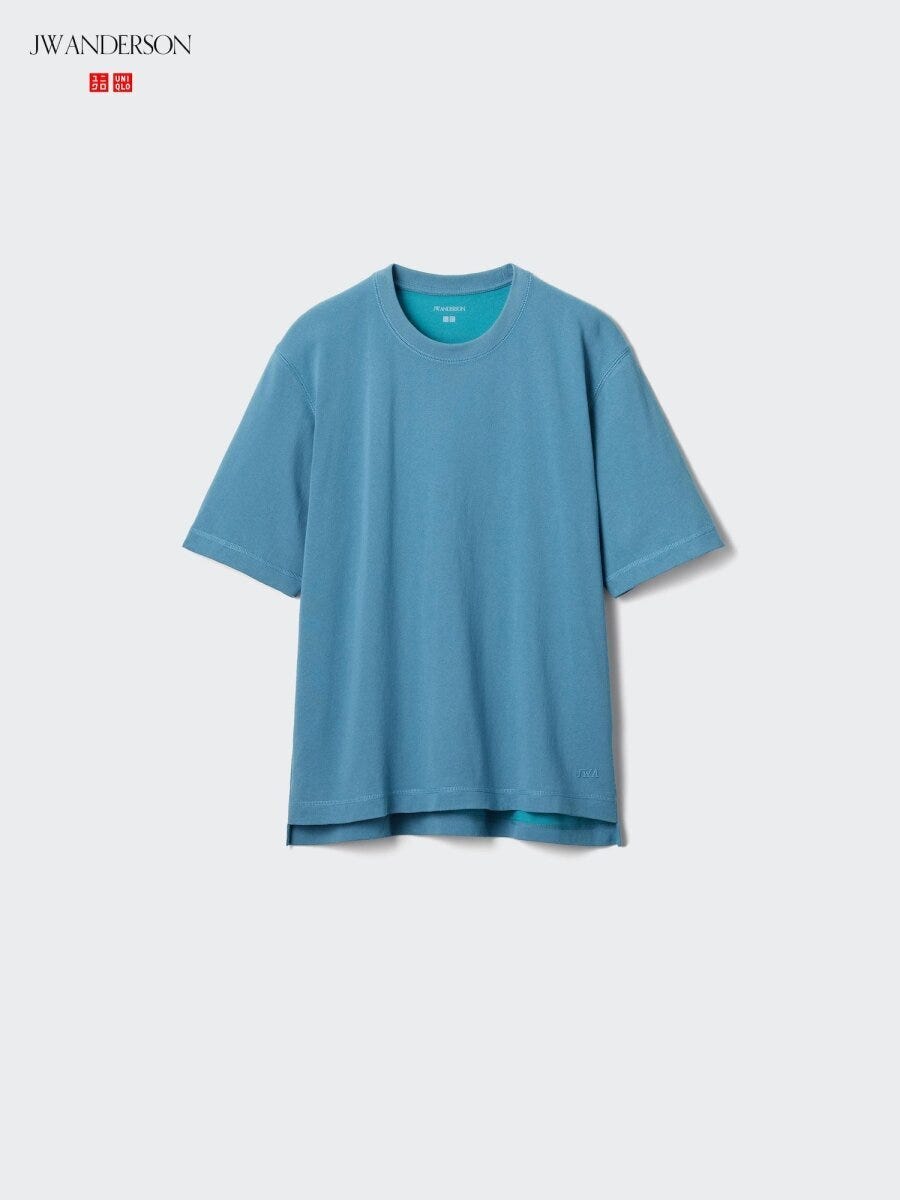 バイカラーTシャツ 2026ユニクロコラボ女性おすすめメンズバイカラーTシャツ