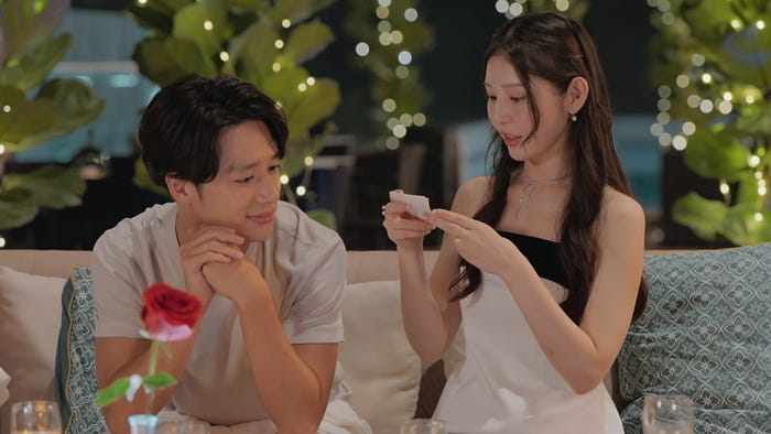 久次米一輝、石森美月季『バチェラー・ジャパン』シーズン6エピソード8(C)2025 Warner Bros. International Television Production Limited. All Rights Reserved