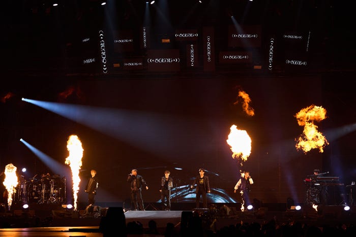 (左から)岩岡徹、大野雄大、花村想太、工藤大輝、和田颯「Da-iCE ARENA TOUR 2023 -SCENE-」(提供写真)