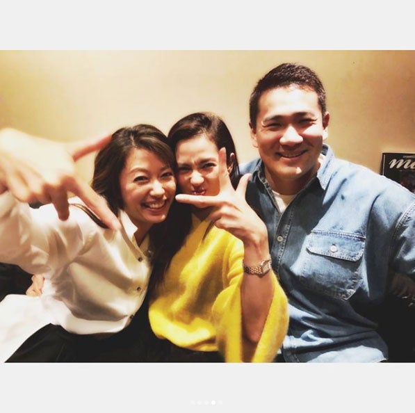 中村アン、里田まい＆マー君夫妻との再会に歓喜「仲良すぎ」「素敵な関係」と反響