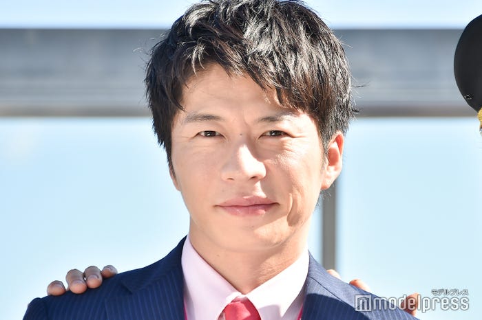 会見に出席した田中圭 (C)モデルプレス