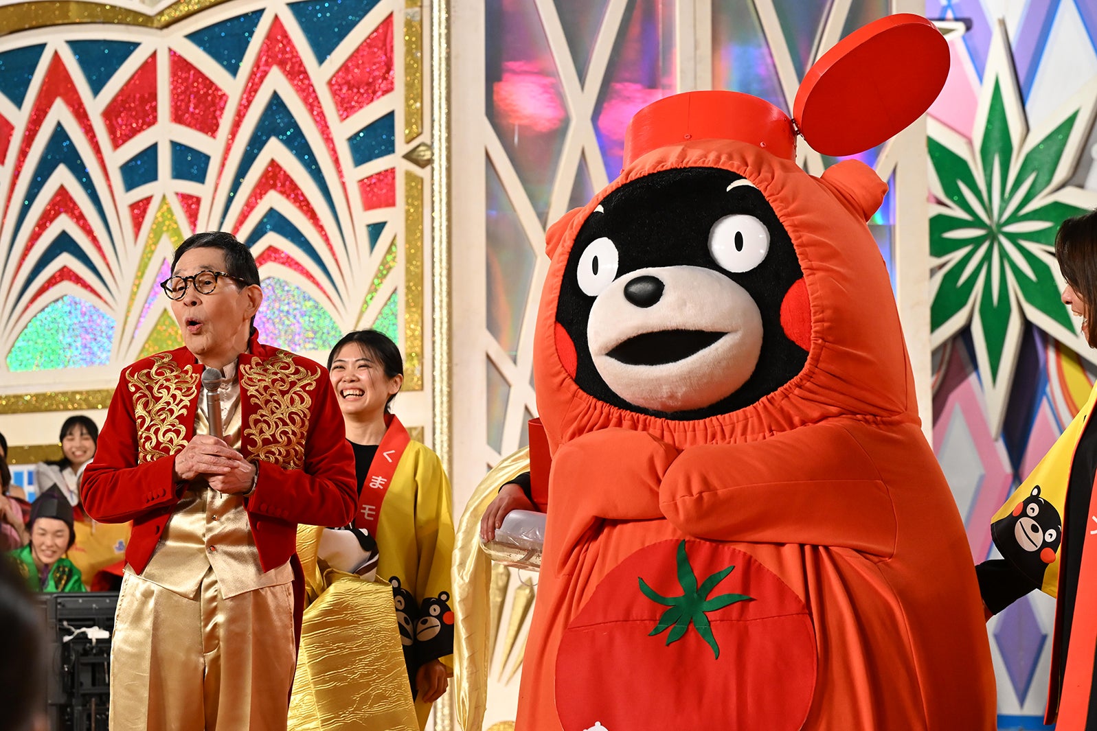 萩本欽一、くまもん（C）日本テレビ