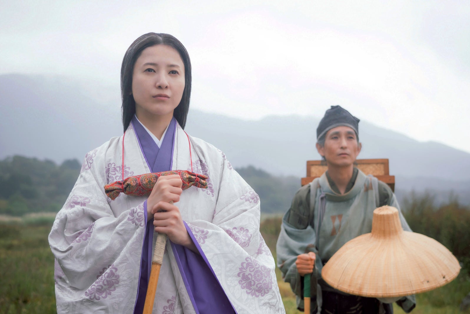 吉高由里子、矢部太郎「光る君へ」最終話（C）NHK