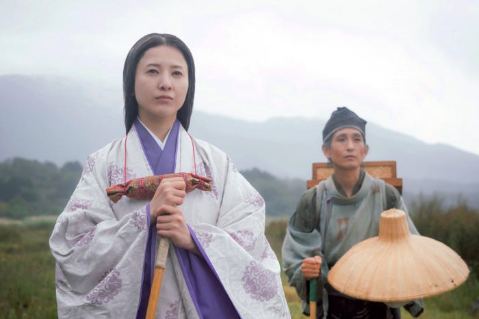 吉高由里子、矢部太郎「光る君へ」最終話(C)NHK