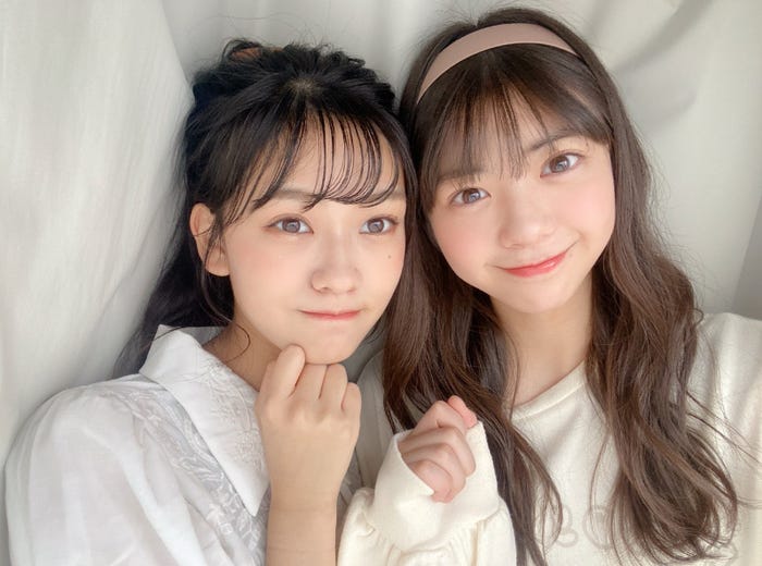 奥田いろは、冨里奈央/乃木坂46 5期生リレー 公式ブログより