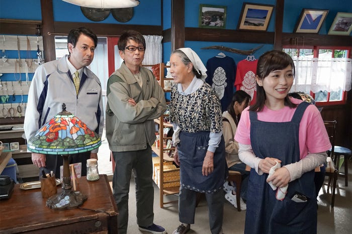 鈴木浩介、哀川翔、高畑淳子、長濱ねる/「舞いあがれ!」第6話(C)NHK