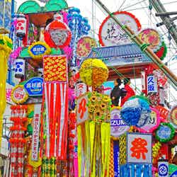 /輝く竹飾り(本間浩一)/画像提供:湘南ひらつか七夕まつり実行委員会