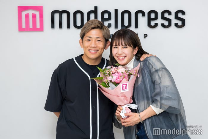伊藤盛一郎選手、菅原美優選手(C)モデルプレス