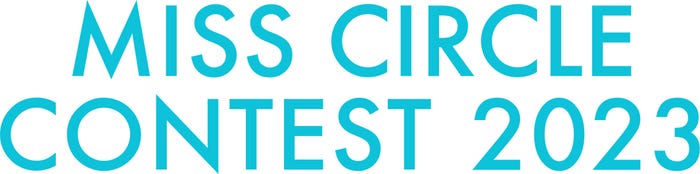 「MISS CIRCLE CONTEST 2023」ロゴ(提供写真)