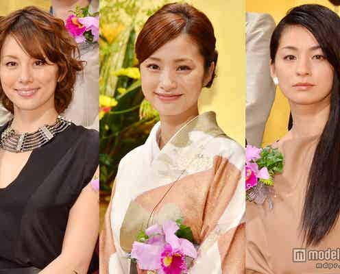 <速報>上戸彩、米倉涼子、尾野真千子、三者三様にドレスアップ 第21回「橋田賞」授賞式