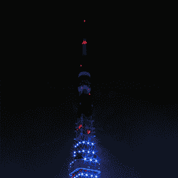 お月見ライトアップ／画像提供：東京タワー