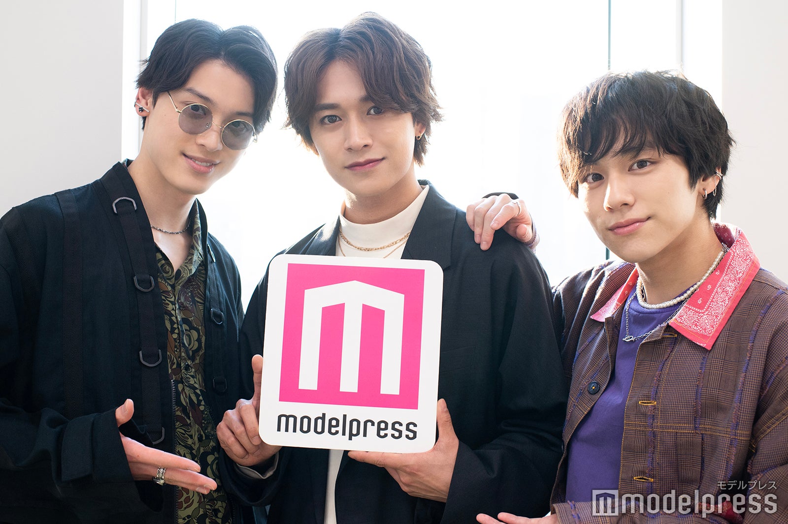 松本大輝、井上想良、山下幸輝（C）モデルプレス