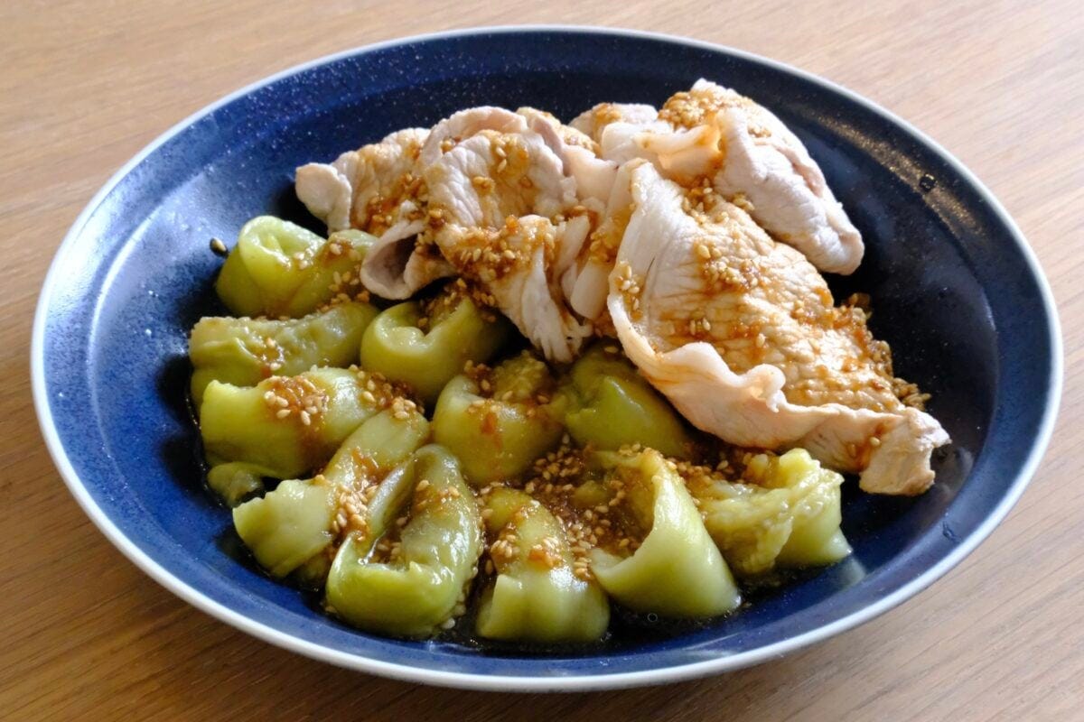 かっちゃんねる なす豚しゃぶ