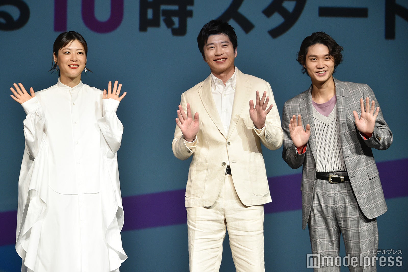 上野樹里、田中圭、磯村勇斗（C）モデルプレス