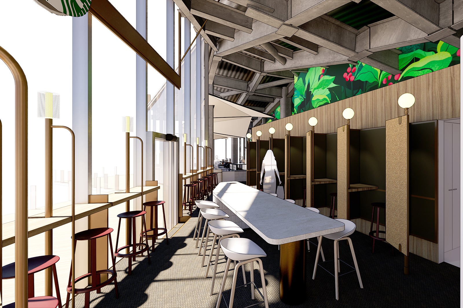 スターバックス コーヒー 高輪ゲートウェイ駅店／画像提供：スターバックス コーヒー ジャパン